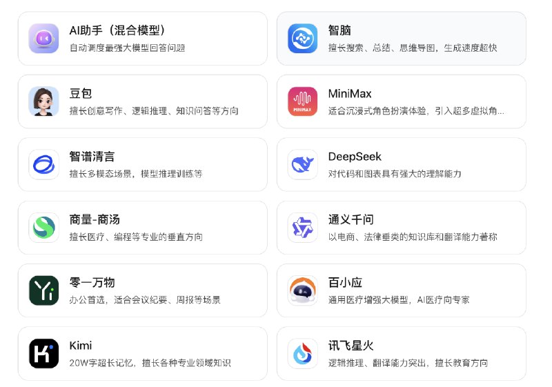 喜欢这个网站，bot.360.com一个国内大模型的集合所还用一句话总结各家大模型的优势喜欢这个网站，bot.360.com一个国内大模型的集合所还用一句话总结各家大模型的优势