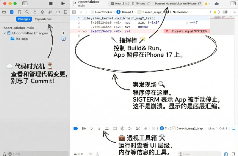 做了一个为软件界面写一个手绘引导语的提示词：效果图如下为上面 页面制作一个功能引导图，简约手绘的方式，每个功能写一个 一句话介绍，手绘风格，红色字体做了一个为软件界面写一个手绘引导语的提示词：效果图如下为上面 页面制作一个功能引导图，简约手绘的方式，每个功能写一个 一句话介绍，手绘风格，红色字体