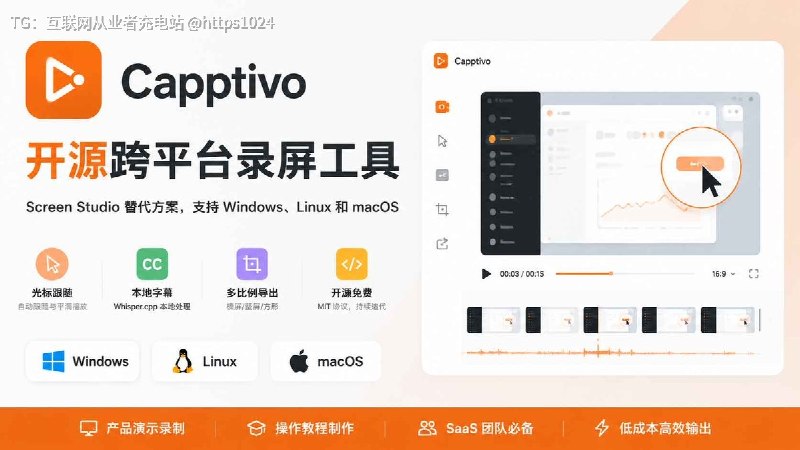 Screen Studio 好用，但价格不低，而且 Windows / Linux 用户没法直接用