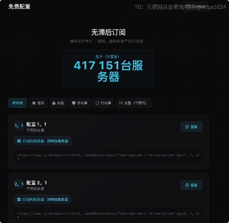 免费节点见过不少，一口气聚合几十万台服务器的还真不多
