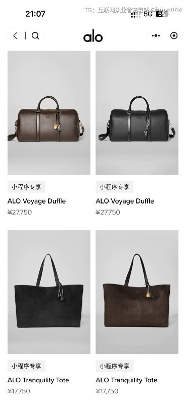 alo 的包 比 Lv 的包 贵了 🤡@