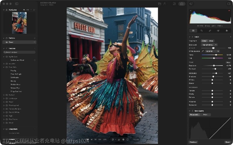 给 Apple Silicon 的 Mac 做一款原生 RAW 照片编辑器，操作习惯照搬 Lightroom，底层用 Swift 和 Metal 重写，编辑存成照片旁边的 sidecar 文件
