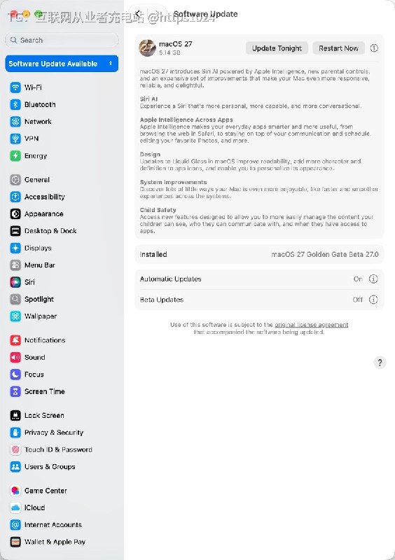 好用吗🧵 Thread:国行的 macOS 27 更新日志为啥有 Siri Ai 和Apple intelligent 🥲🥲用不了AI ，还是老样子@