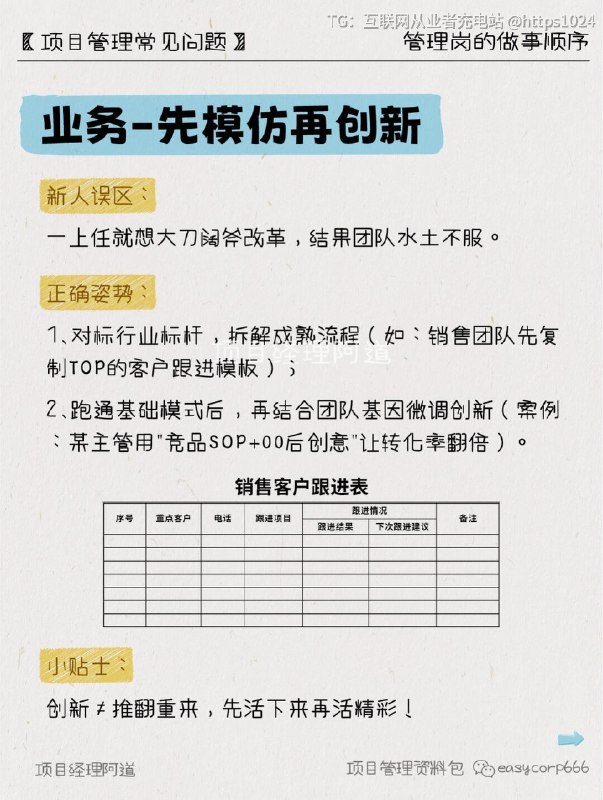 【新手主管逆袭指南👉🏻搞清做事顺序】刚升管理岗手忙脚乱？团队效率低还背锅？5个关键顺序搞反了，越努力越崩溃！👇 避开雷区逆袭高绩效leader↓🔥 业务：先模仿再创新❌新人误区：一上任就想大刀阔斧改革，结果团队水土不服