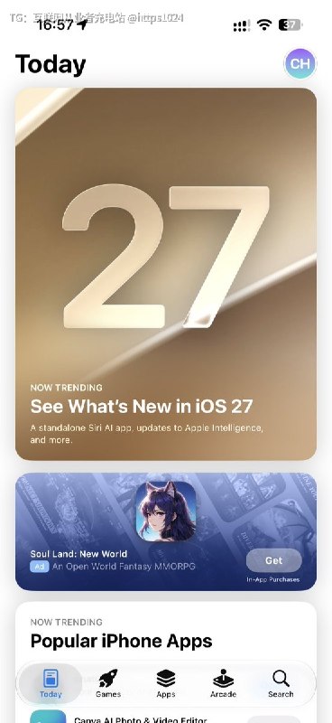 iOS 27正式版来了 大家升级了吗我以为会推送AI的 结果也还没有尊贵的iPhone 18 Pro Max 的用户新机到手还是没有Apple AI这个锅还是甩给了有关部门 难过😅🧵 Thread:还没敢更 怕手机变砖正常升级不至于的@