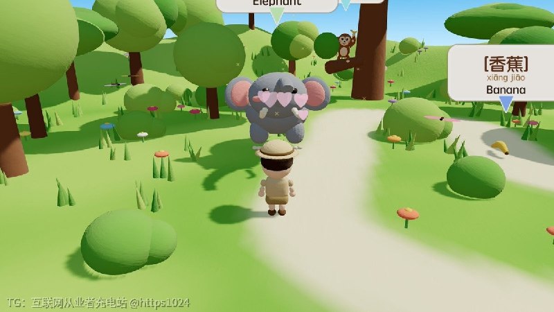 给孩子认动物缺一个能动手点的 3D 场景，这个项目用 Three.js 建了一个黏土风格的双语动物世界，点一下动物就有动作、有名字、有叫声