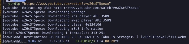 最方便快捷下载 Youtube 视频的方式是什么？1 我一直在使用 yt-dlp 这个库