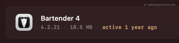 带刘海Mac升级到 macOS  27 beta 后管理状态栏图标的软件再也用不上了@