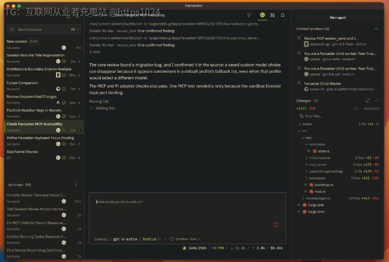 把 Codex、Pi、Claude Code 等多个 coding agent 接入同一个原生桌面工作区，用一套键盘操作和内嵌 Neovim 统一调度