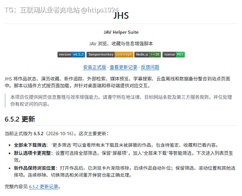 老司机逛 JavDB 必备的油猴脚本 JHS，装上就能解锁隐藏玩法！1、历年 TOP 250 排行榜，热门作品直接查 /rankings/top?t=y2026