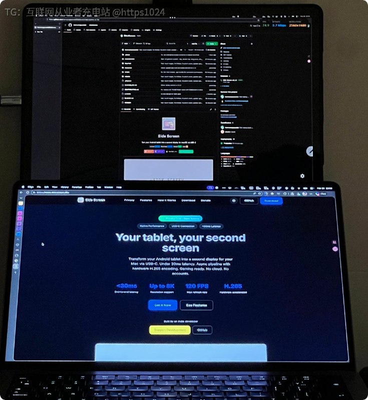 发现一个宝藏开源项目：SideScreen