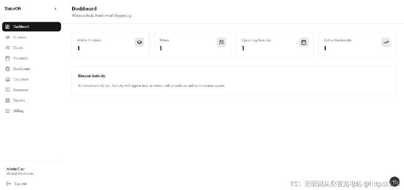 做一个可以白标的 LMS（学习管理系统）模板，让 tutoring 机构克隆一次、按客户改配置、几小时内就能上线一套自己的平台
