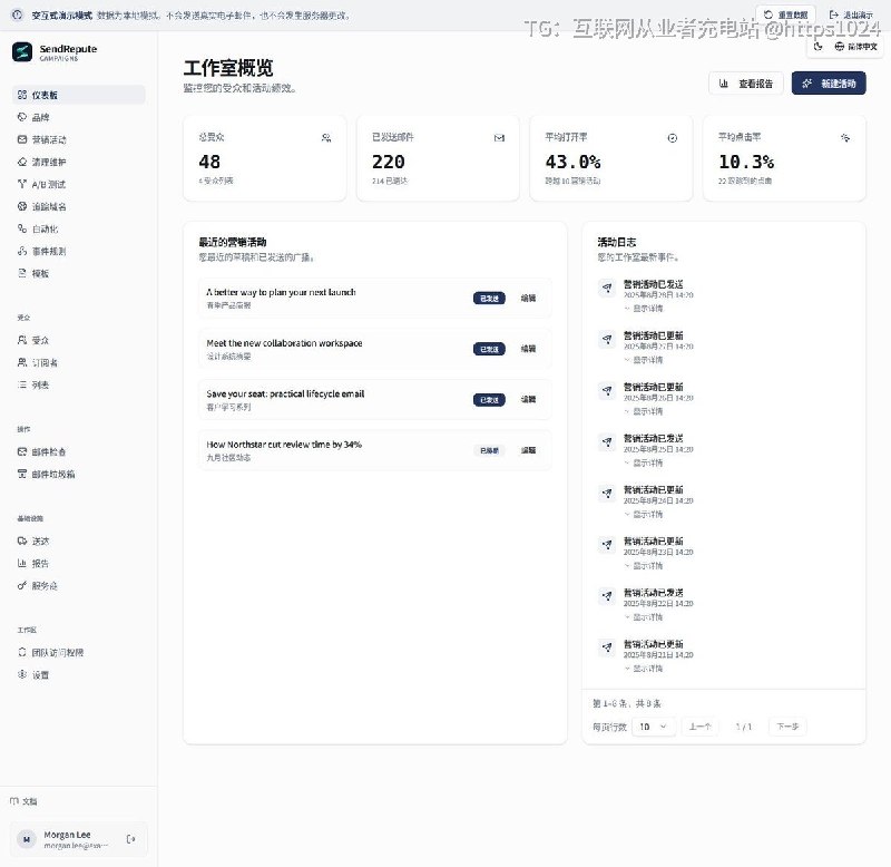 在自己的服务器上自托管邮件营销的受众、活动、模板与投递，数据留在本地而不依赖 SaaS 服务