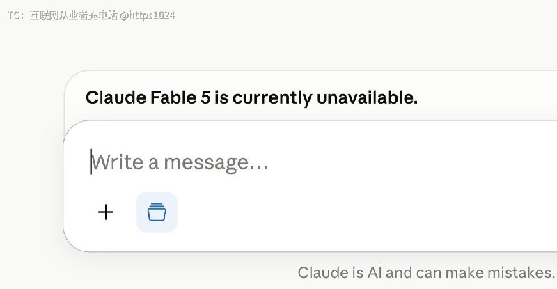 Claude Fable 5 is currently unavailable@