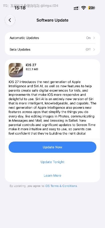 不就是土匪各种使坏吗🧵 Thread:iOS 27正式版来了 大家升级了吗我以为会推送AI的 结果也还没有尊贵的iPhone 18 Pro Max 的用户新机到手还是没有Apple AI这个锅还是甩给了有关部门 难过😅😂😂 得看相关部门了@