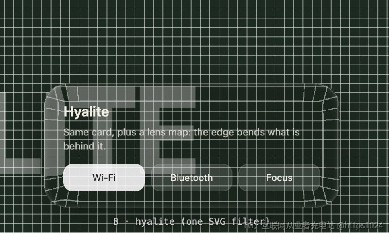 为网页提供不依赖 WebGL 的真实折射液态玻璃效果