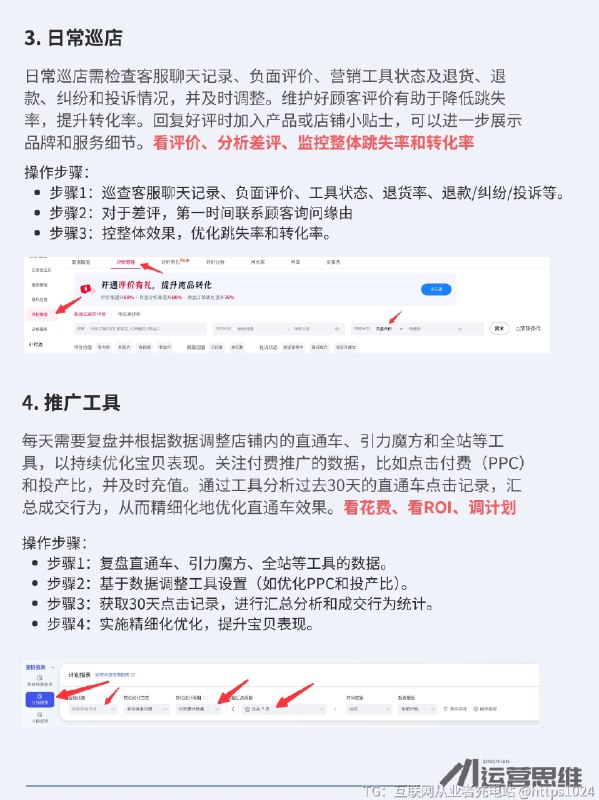 电商运营必备：每天的工作SOP流程 电商运营每一天的工作怎么安排才高效？今天给大家分享一个简单的 电商运营SOP，帮助大家整理每天的工作任务，提高效率，避免遗漏重要环节