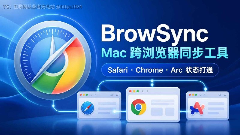 Mac 上同时用 Safari、Chrome、Arc，经常遇到链接乱跳、书签不同步、账号又要重新登录？🥲试试这个款 支持 Cookie 与状态共享的 Mac 跨浏览器同步工具：BrowSync✅ 外链按规则分流到指定浏览器✅ 本地同步书签、标签页、Cookie 和站点状态✅ 支持 Safari + Chrome / Arc / Edge / Brave✅ 规则和偏好可通过 iCloud 同步✅ 开源，本地优先适合多浏览器重度用户，但 Cookie 同步权限较高，建议只在可信私人设备上使用