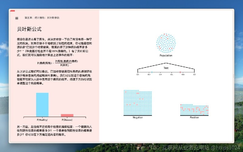 看到一个通过可视化的方式来学习统计学的网站「看见统计」，包含概率论、概率分布、统计推断、回归分析等内容