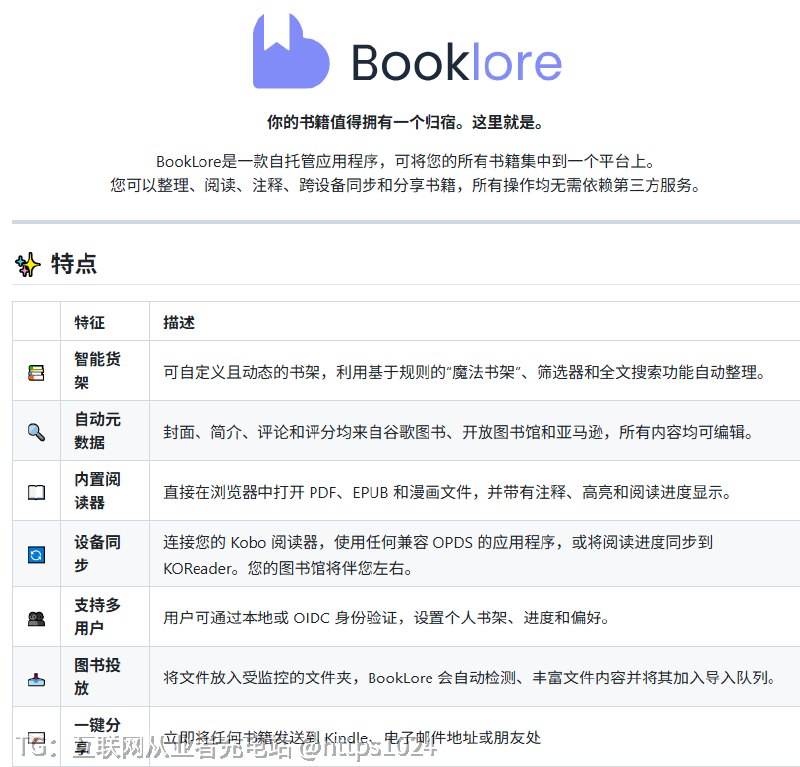 电子书太多、到处找不到？可以试试 BookLore
