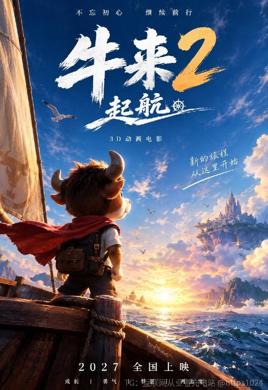 牛来 2 启航 要来了🤡 2027年上映@