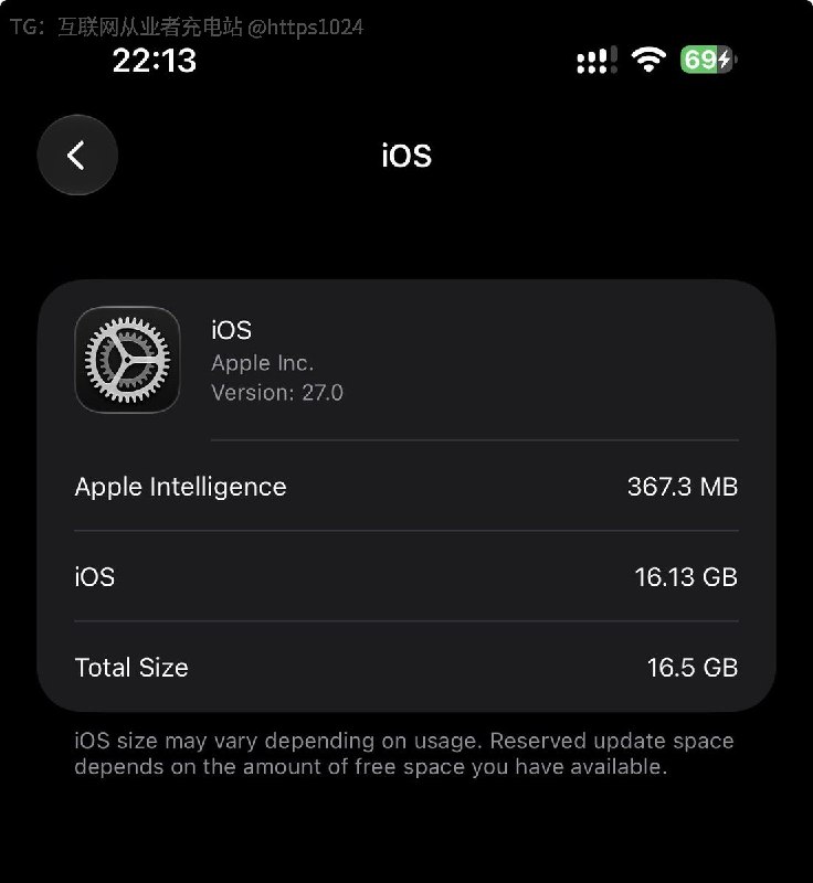 Apple Intelligence 在系统已经悄悄下载完成了要准备推送了吗 看看👀你的有没@