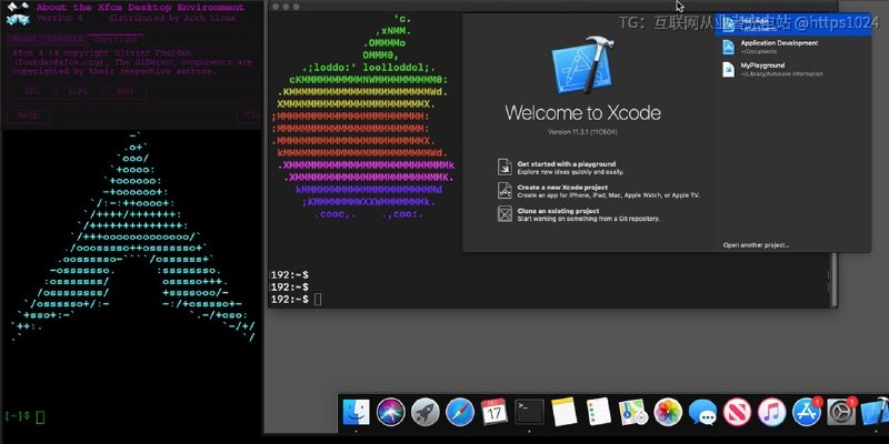 高级黑科技，在 Docker 中运行 MacOS，今天HN 最火的一个开源库 Docker OSX：