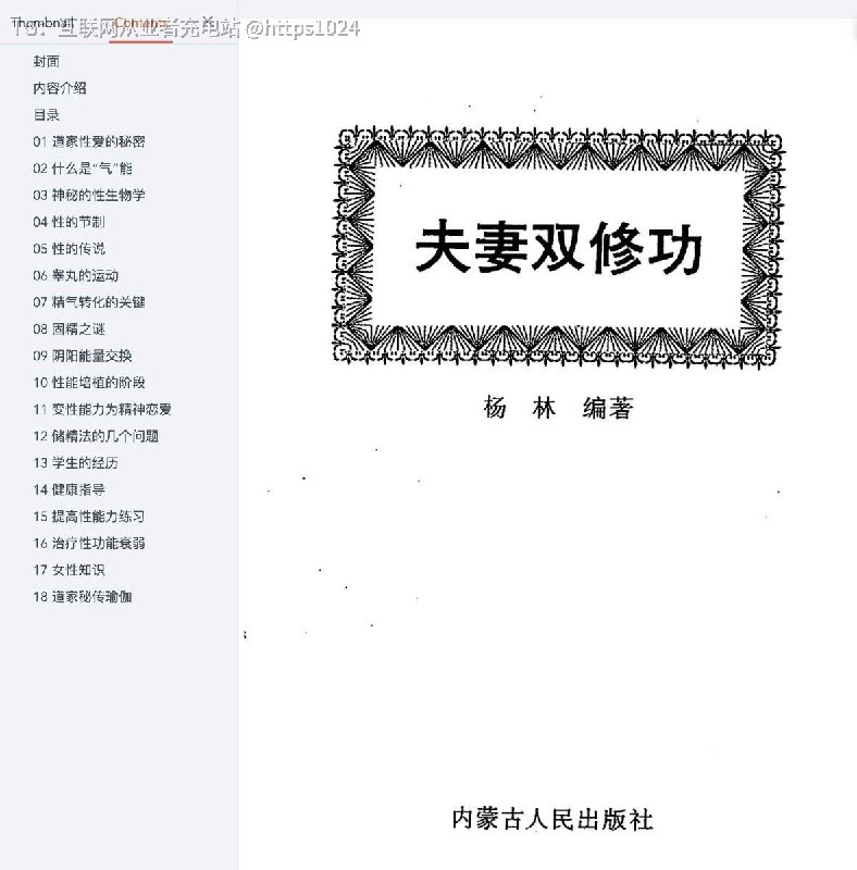 一本电子书，夫妻双休功🔗：
